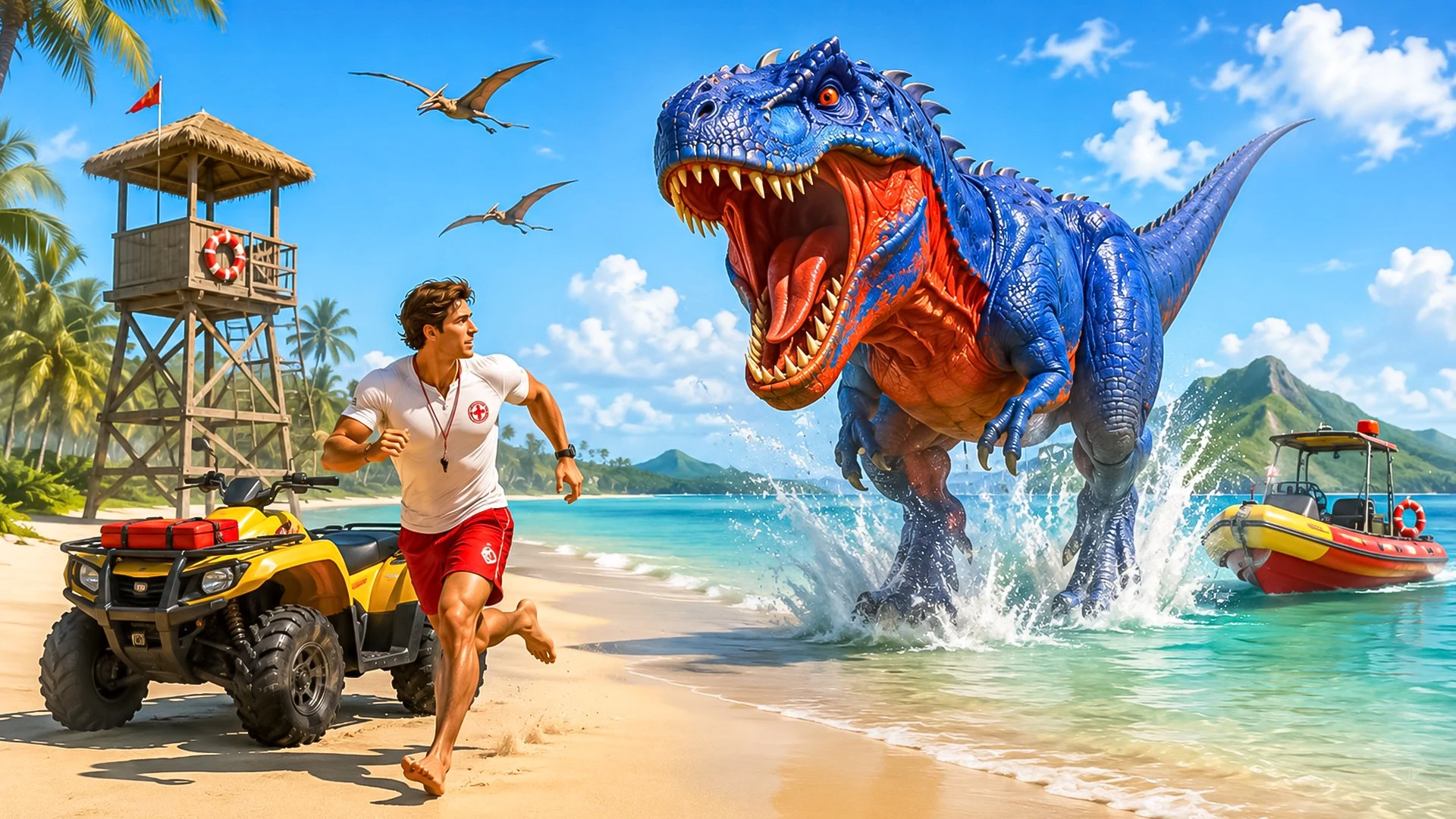 Dino Family Adventure 3D screenshot